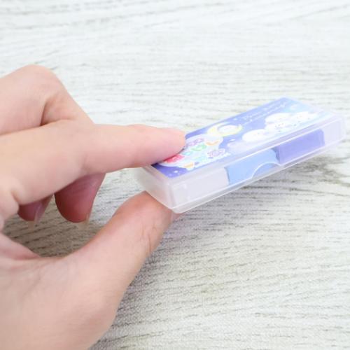 消しゴム トリプルラメねりけし ぽんぽんエナガ かわいい グッズ メール便可