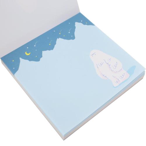 ミカクニン メモ帳 メモパッド スクエア イエティ おもしろ文具 グッズ メール便可