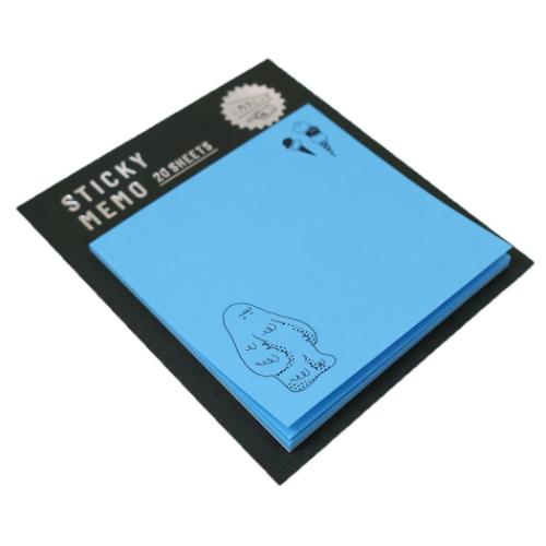 ミカクニン 付箋 蛍光ふせん イエティ おもしろ文具 グッズ メール便可