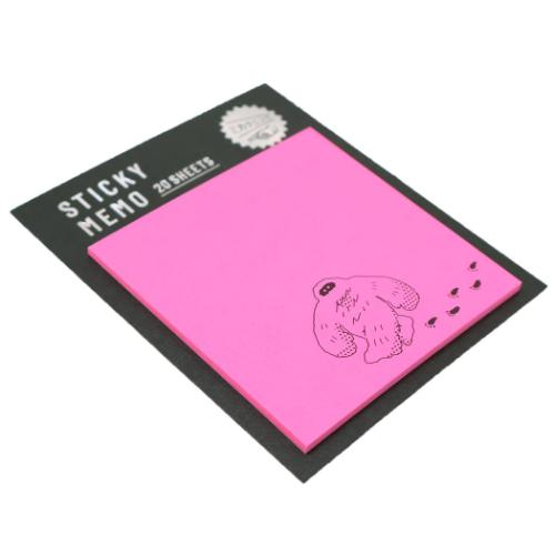 ミカクニン 付箋 蛍光ふせん ビッグフット おもしろ文具 グッズ メール便可