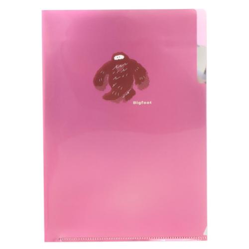 ミカクニン ポケットファイル A5ポケットクリアファイル ビッグフット おもしろ文具 グッズ メール便可