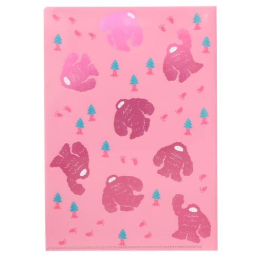 ミカクニン ポケットファイル A5ポケットクリアファイル ビッグフット おもしろ文具 グッズ メール便可