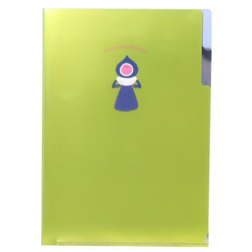 ミカクニン ポケットファイル A5ポケットクリアファイル フラットウッズモンスター おもしろ文具 グッズ メール便可