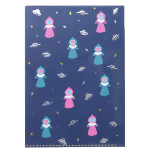 ミカクニン ポケットファイル A5ポケットクリアファイル フラットウッズモンスター おもしろ文具 グッズ メール便可