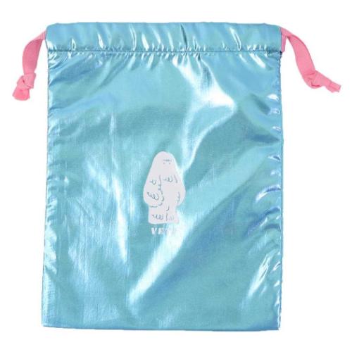 ミカクニン きんちゃくポーチ 巾着 イエティ おもしろ雑貨 グッズ メール便可