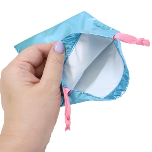 ミカクニン きんちゃくポーチ 巾着 イエティ おもしろ雑貨 グッズ メール便可