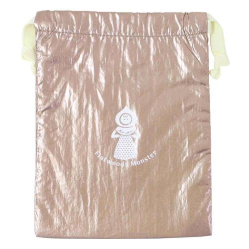 ミカクニン きんちゃくポーチ 巾着 フラットウッズモンスター おもしろ雑貨 グッズ メール便可