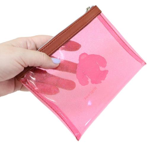 ミカクニン コスメポーチ PVCポーチ ビッグフット おもしろ雑貨 グッズ メール便可