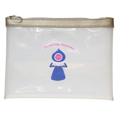 ミカクニン コスメポーチ PVCポーチ フラットウッズモンスター おもしろ雑貨 グッズ メール便可