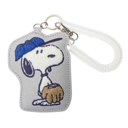 スヌーピー 定期入れ ダイカット刺繍パスケース GY ピーナッツ キャラクター グッズ メール便可