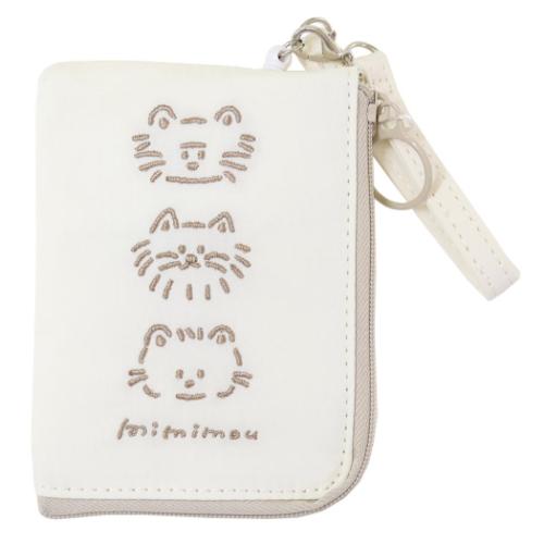 ミミムー 定期入れ デイリーポーチ ネコ かわいい グッズ メール便可