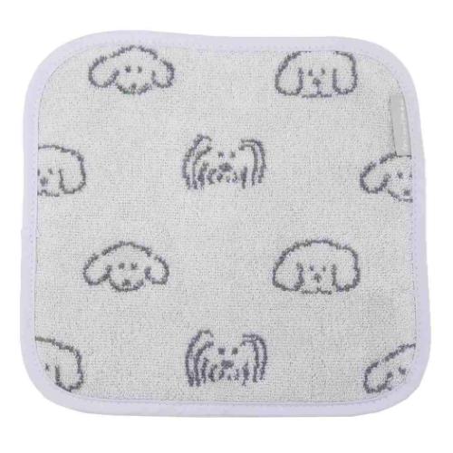 ミミムー ミニタオル タオルハンカチ イヌ かわいい グッズ メール便可