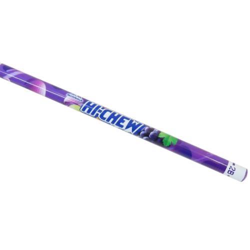 ハイチュウ えんぴつ 鉛筆2B 丸軸 グレープ2 お菓子パッケージ キャラクター グッズ メール便可