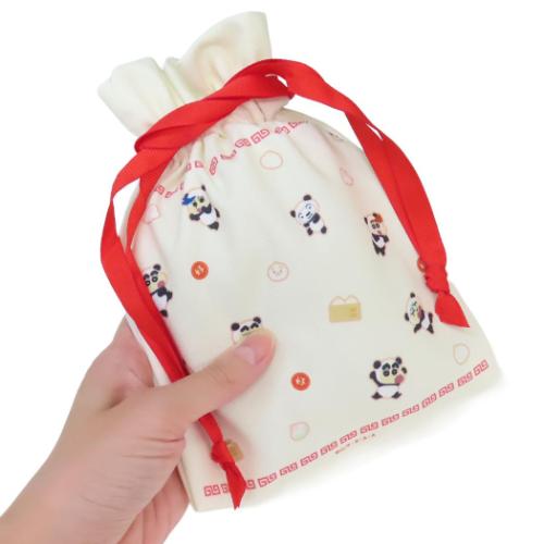 クレヨンしんちゃん 巾着袋 きんちゃくポーチ 中華しんちゃん パンダ アニメキャラクター グッズ メール便可