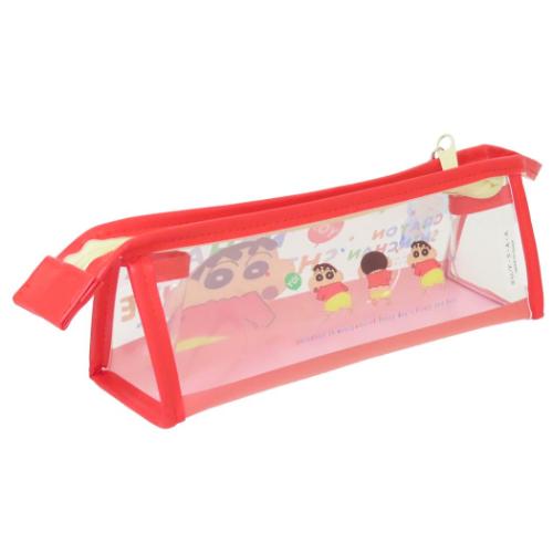 クレヨンしんちゃん ペンケース チャーム付きフチイロペンポーチ しんちゃんワールド ドーン アニメキャラクター グッズ
