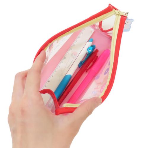 クレヨンしんちゃん ペンケース チャーム付きフチイロペンポーチ しんちゃんワールド ドーン アニメキャラクター グッズ