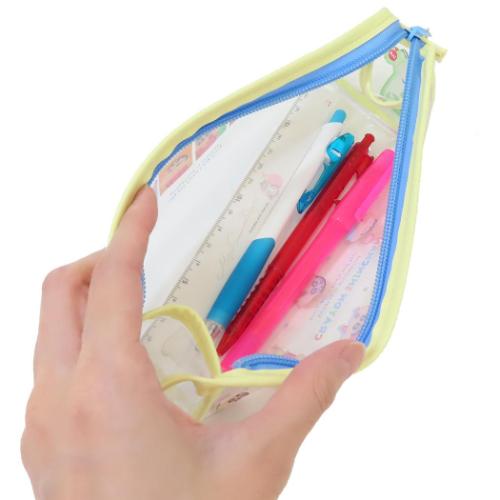 クレヨンしんちゃん ペンケース チャーム付きフチイロペンポーチ しんちゃんワールド チラシ アニメキャラクター グッズ