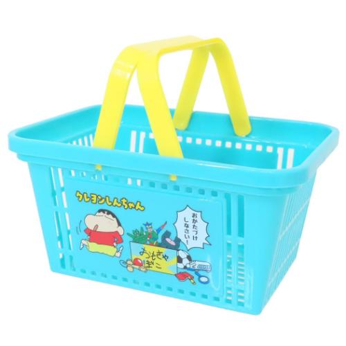 クレヨンしんちゃん 収納用品 キャラバスケット おかだづけ アニメキャラクター グッズ