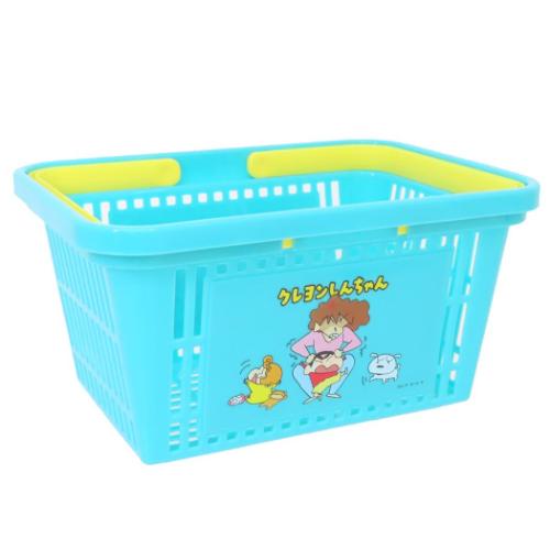 クレヨンしんちゃん 収納用品 キャラバスケット おかだづけ アニメキャラクター グッズ