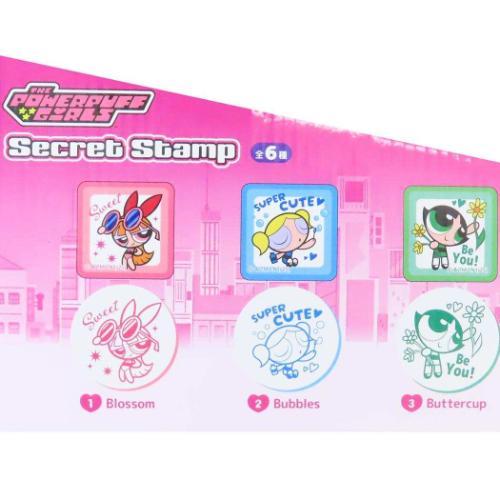 パワーパフガールズ ハンコ おたのしみスタンプ 全6種 60個入セット キャラクター グッズ