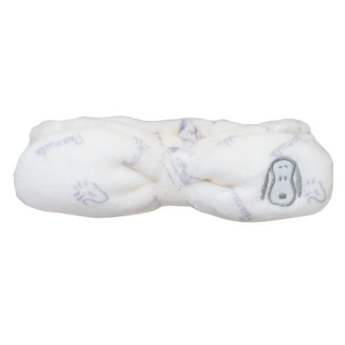 スヌーピー ヘアアクセ リボンヘアバンド オフホワイト ピーナッツ キャラクター グッズ