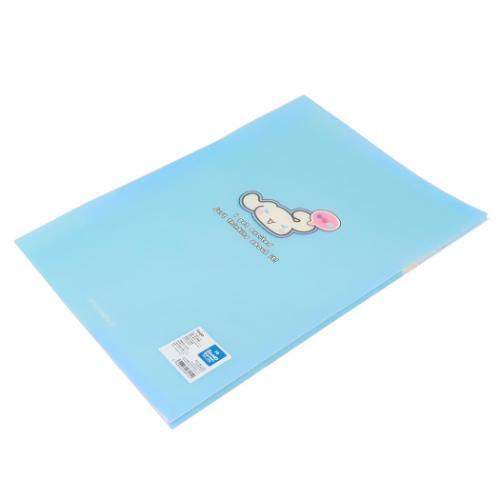 シナモロール ポケットファイル 上からも横からも取り出せるファイル A4 ペタペタステッカーズ サンリオ メール便可