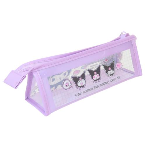 クロミ ペンケース チャーム付きフチイロペンポーチ ペタペタステッカーズ サンリオ キャラクター グッズ