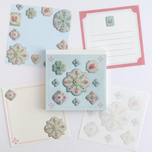 KUNIKA メモ帳 メモパッド スクエア blue おしゃれ グッズ メール便可