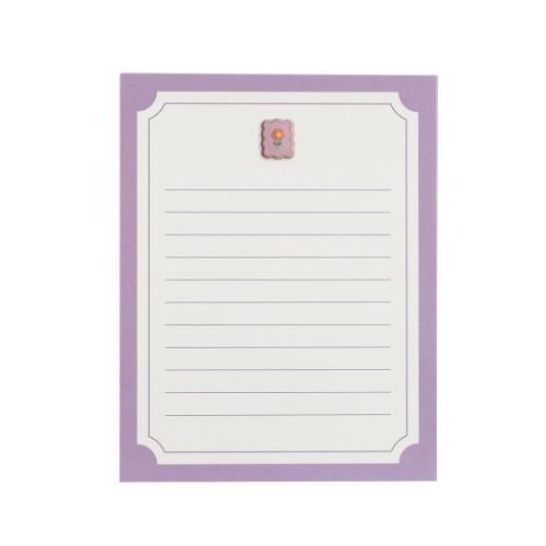 KUNIKA 手紙セット レターセット purple おしゃれ グッズ メール便可