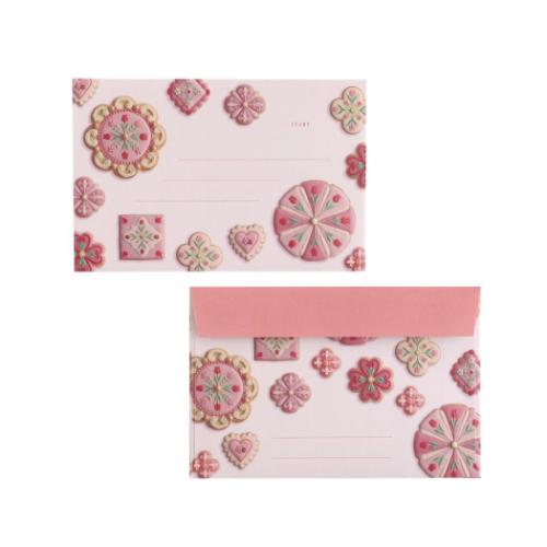 KUNIKA 手紙セット レターセット pink おしゃれ グッズ メール便可