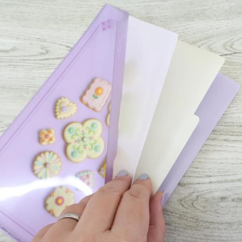 KUNIKA ポケットファイル A5ポケットクリアファイル purple おしゃれ グッズ メール便可