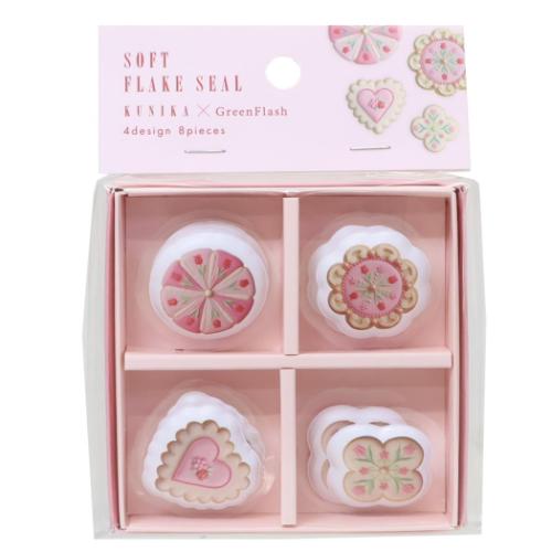 KUNIKA フレークシール 箱入りソフトフレークシール pink おしゃれ グッズ メール便可