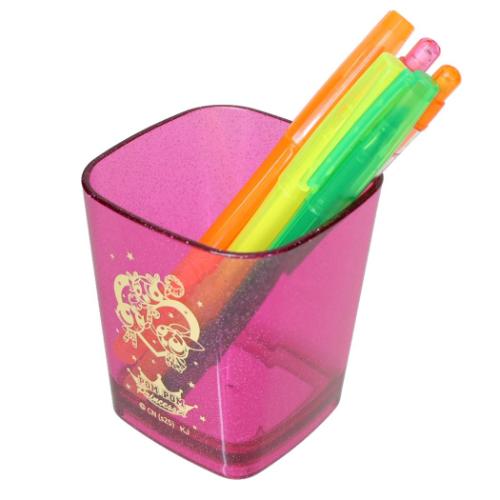 パワーパフガールズ ペン立て スクエアペンスタンド ピンク キャラクター グッズ