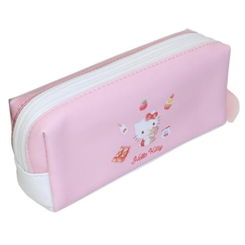 ハローキティ ペンポーチ クリアツインファスナーペンケース サンリオ キャラクター グッズ