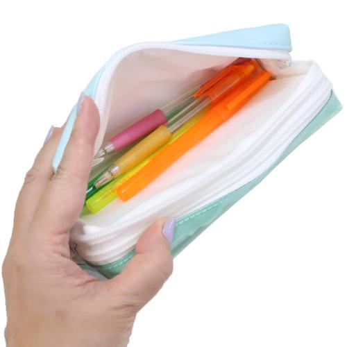 スヌーピー ペンポーチ クリアツインファスナーペンケース ピーナッツ キャラクター グッズ