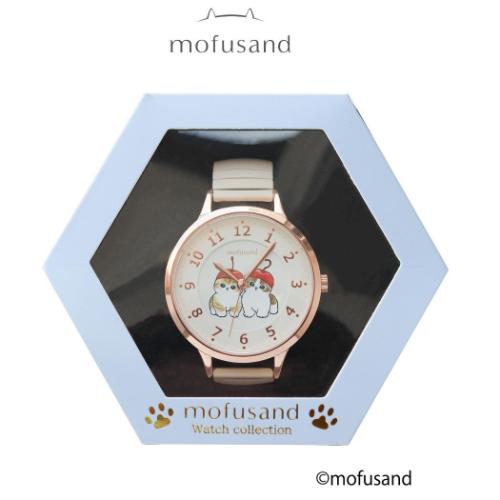 モフサンド 腕時計 ジャバラウォッチG IV アイボリー サクランボにゃん mofusand キャラクター グッズ