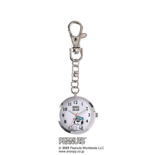 スヌーピー キーホルダー時計 カジュアルKCウオッチS OLF オラフ ピーナッツ キャラクター グッズ メール便可