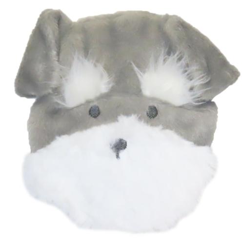 シュナ ぬいぐるみカイロ ポケットカイロ グレイ かわいい グッズ メール便可