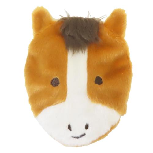 ポニー ぬいぐるみカイロ ポケットカイロ ブラウン かわいい グッズ メール便可