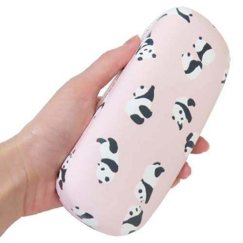 コロコロコパンダ 眼鏡ケース クロス付きメガネケース ピンク プレゼント グッズ