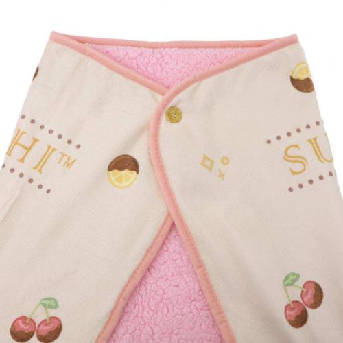 すみっコぐらし ひざ掛け毛布 ふわふわブランケット ボタン付き サンエックス キャラクター グッズ