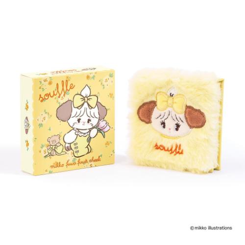 mikko illustrations コスメ雑貨 ふわふわチーク スフレ キャラクター グッズ メール便可