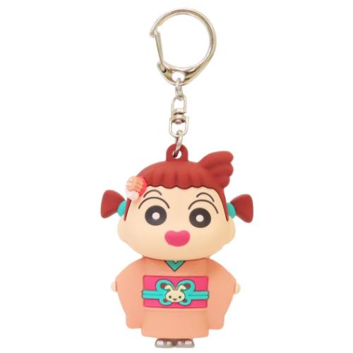 クレヨンしんちゃん キーリング 立体ラバーキーホルダー ネネちゃん アニメキャラクター グッズ