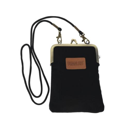 スヌーピー ペンケース 畳刺繍縦型ペンポーチ がま口 New Life Collection ハウス ピーナッツ キャラクター グッズ