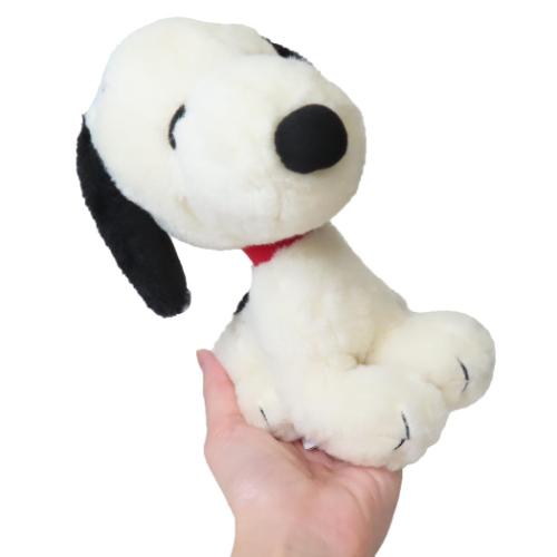 スヌーピー ぬいぐるみ プラッシュドールS レトロおすわり ピーナッツ キャラクター グッズ