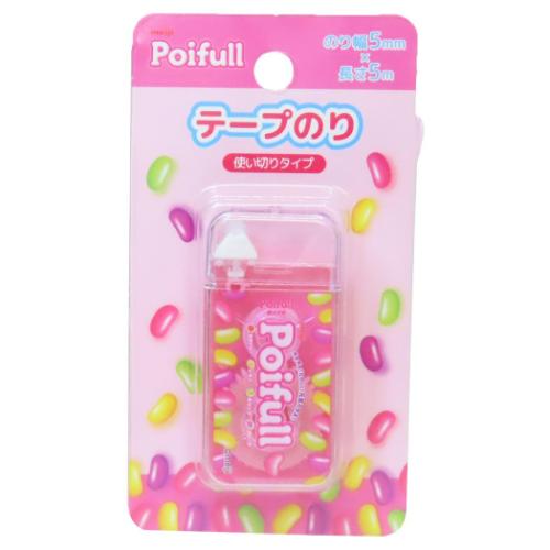 ポイフル 糊 テープのり お菓子パッケージ キャラクター グッズ メール便可