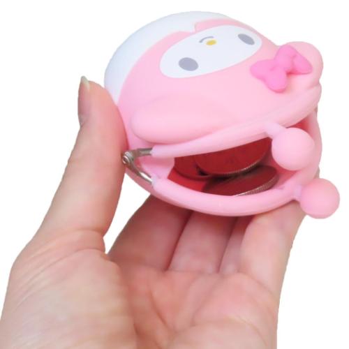 マイメロディ 小銭入れ シリコンがま口 サンリオ キャラクター グッズ