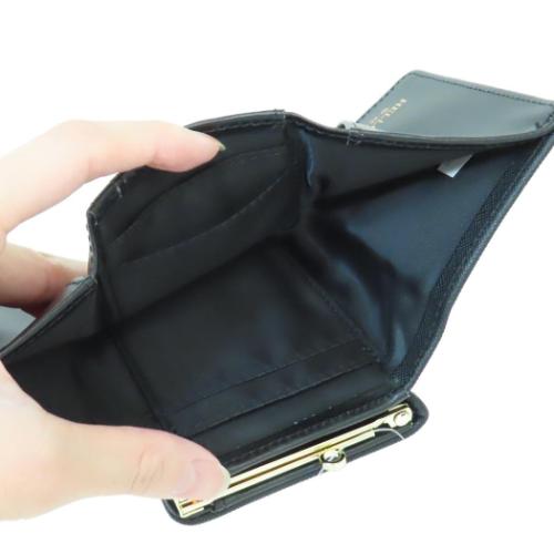 ハローキティ ミニウォレット 口金財布 ブラック サンリオ キャラクター グッズ