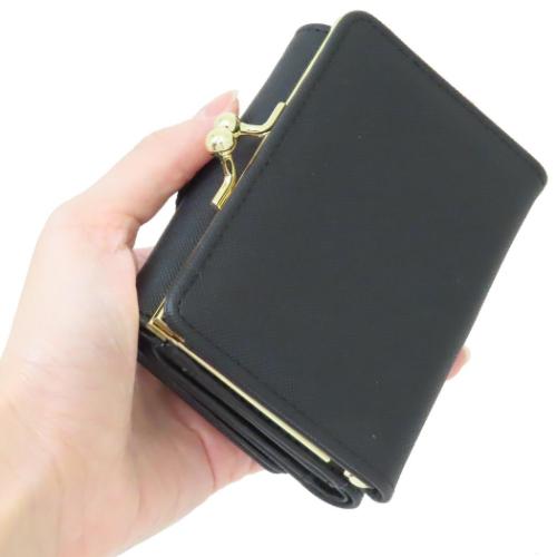 ハローキティ ミニウォレット 口金財布 ブラック サンリオ キャラクター グッズ