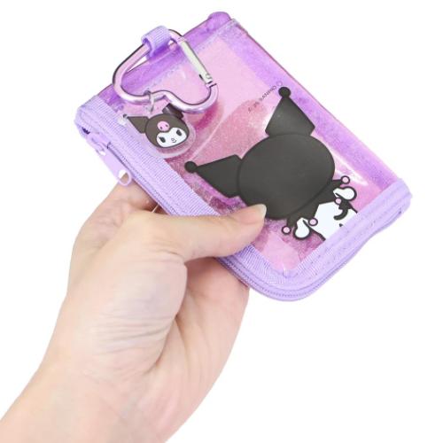 クロミ 小銭入れ ラメクリアパスコインケース サンリオ キャラクター グッズ メール便可